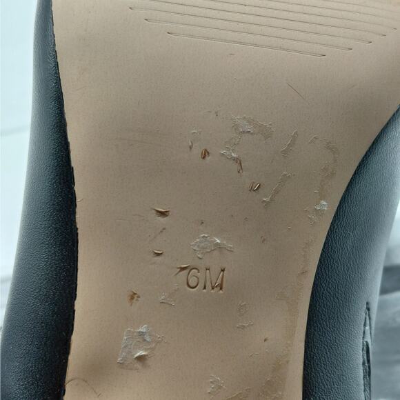 Calvin Klein Odina Dress Mules Women 6 Black Pointed Toe Heels Whimsigoth Witchy - Picture 9 of 10